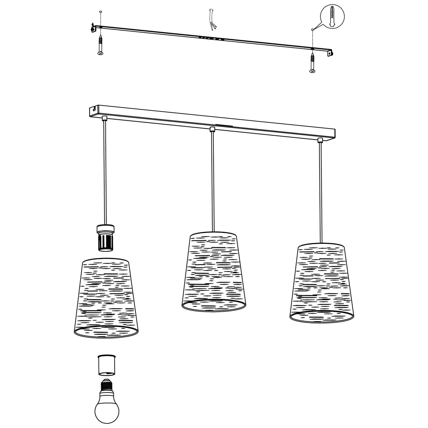 EG/99438 | EGLO SEGEZIA PENDANT LIGHT