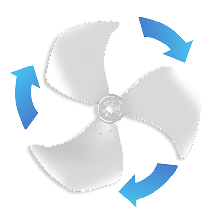 K/YU50X | مروحة حائط كبيرة الحجم من KDK