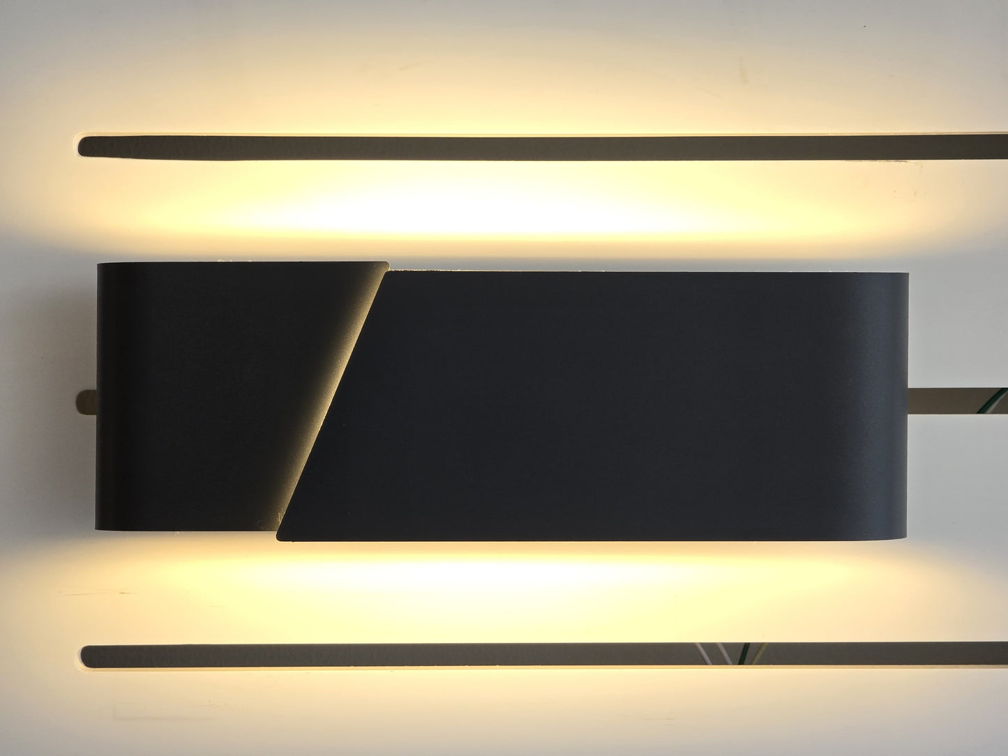 DO/113649 | DECOLAMP DECORATIVE WALL LIGHT LED 12W - DARK GREY+CHROME