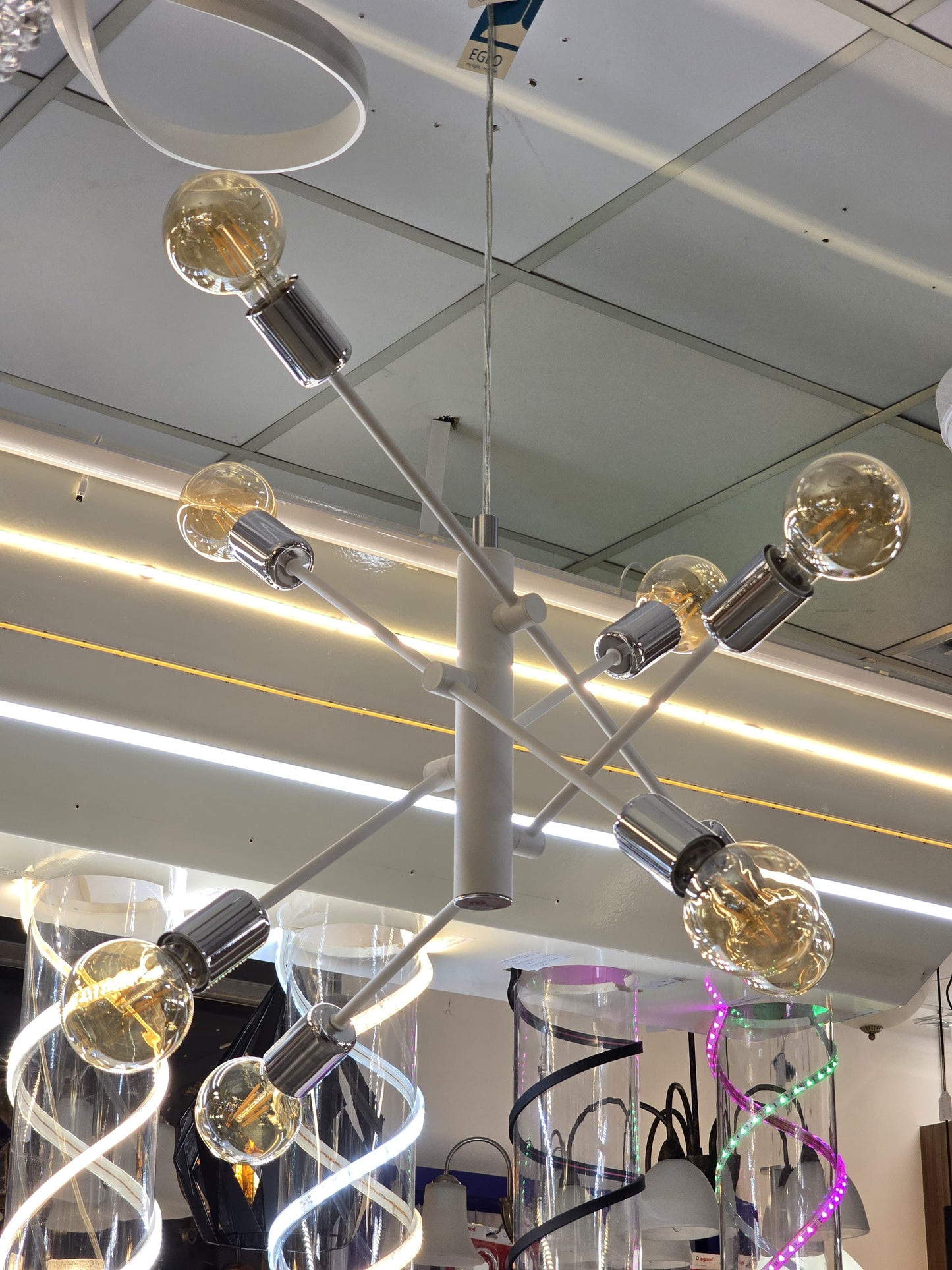 EG/98017 | EGLO GRADOLI PENDANT LIGHT 8*E27