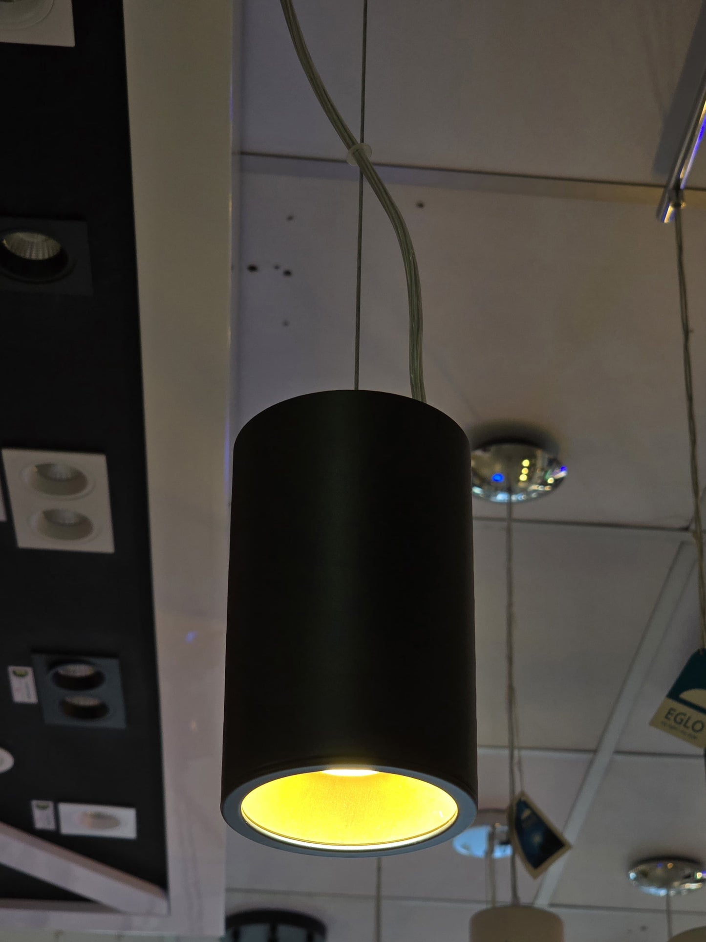 LX/111219 | LUMAX PENDANT LIGHT GU10 - MATT BLACK + GOLD