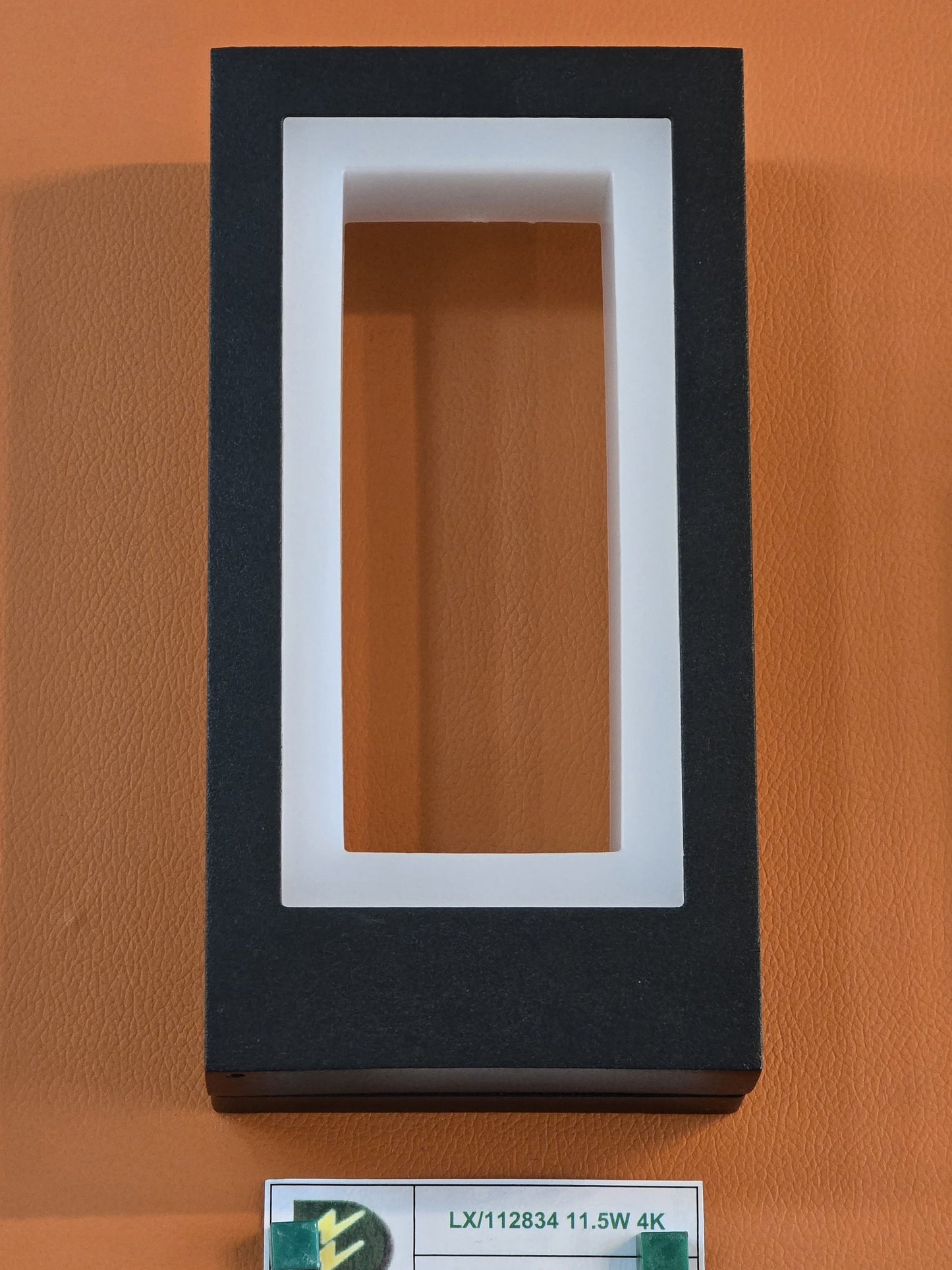 LX/112834 | LUMAX WALL LIGHT IP44 LED 11.5W - 4K MATT BLACK