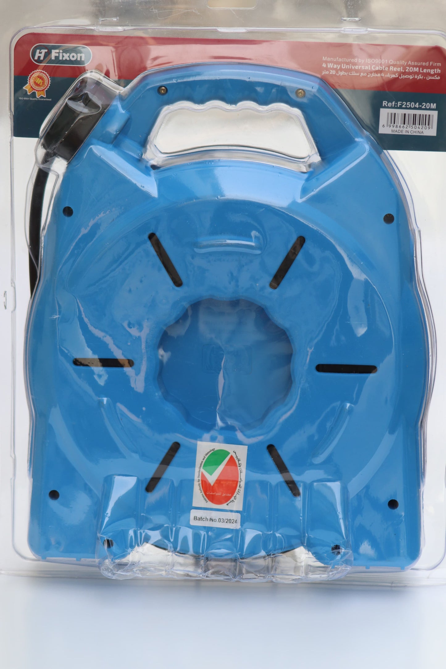 F/2504-20M | FIXON CABLE REEL 4WAY 20M
