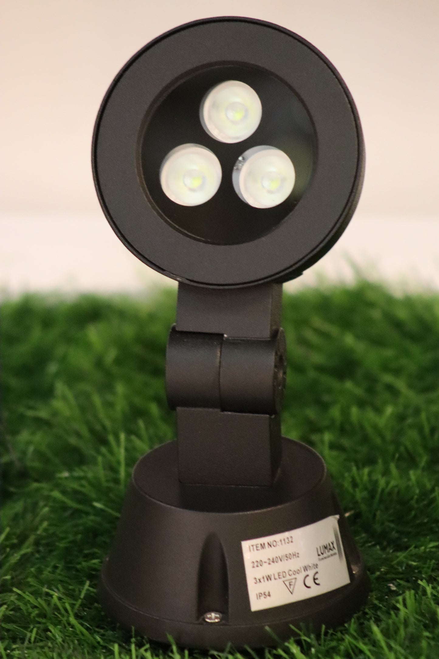 LX/108161 | LUMAX SPIKE LIGHT 3*1W LED 6K - MATT BLACK