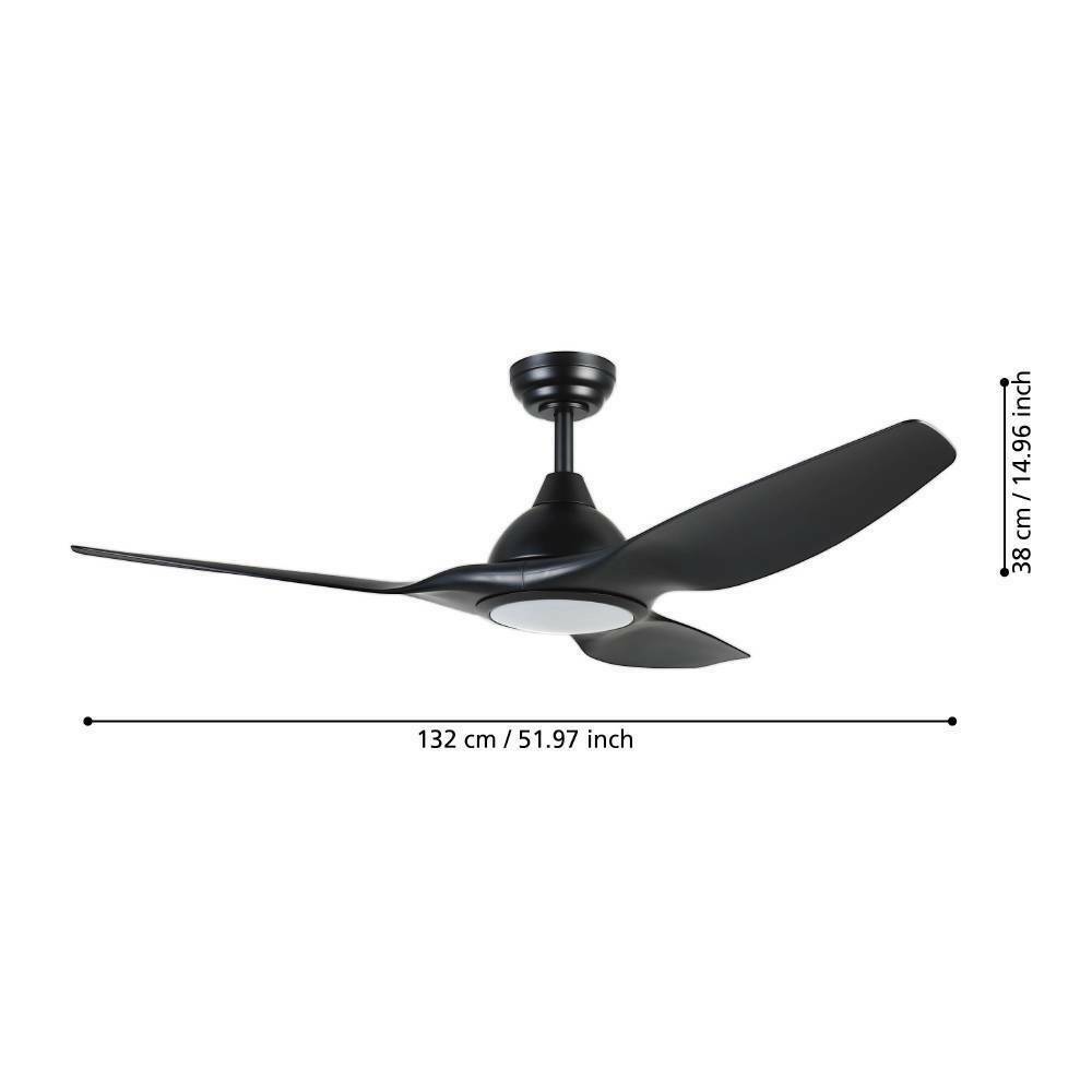 EG/35127 | EGLO TUNITAS LED DIMMABLE CEILING FAN - REMOTE CONTROL