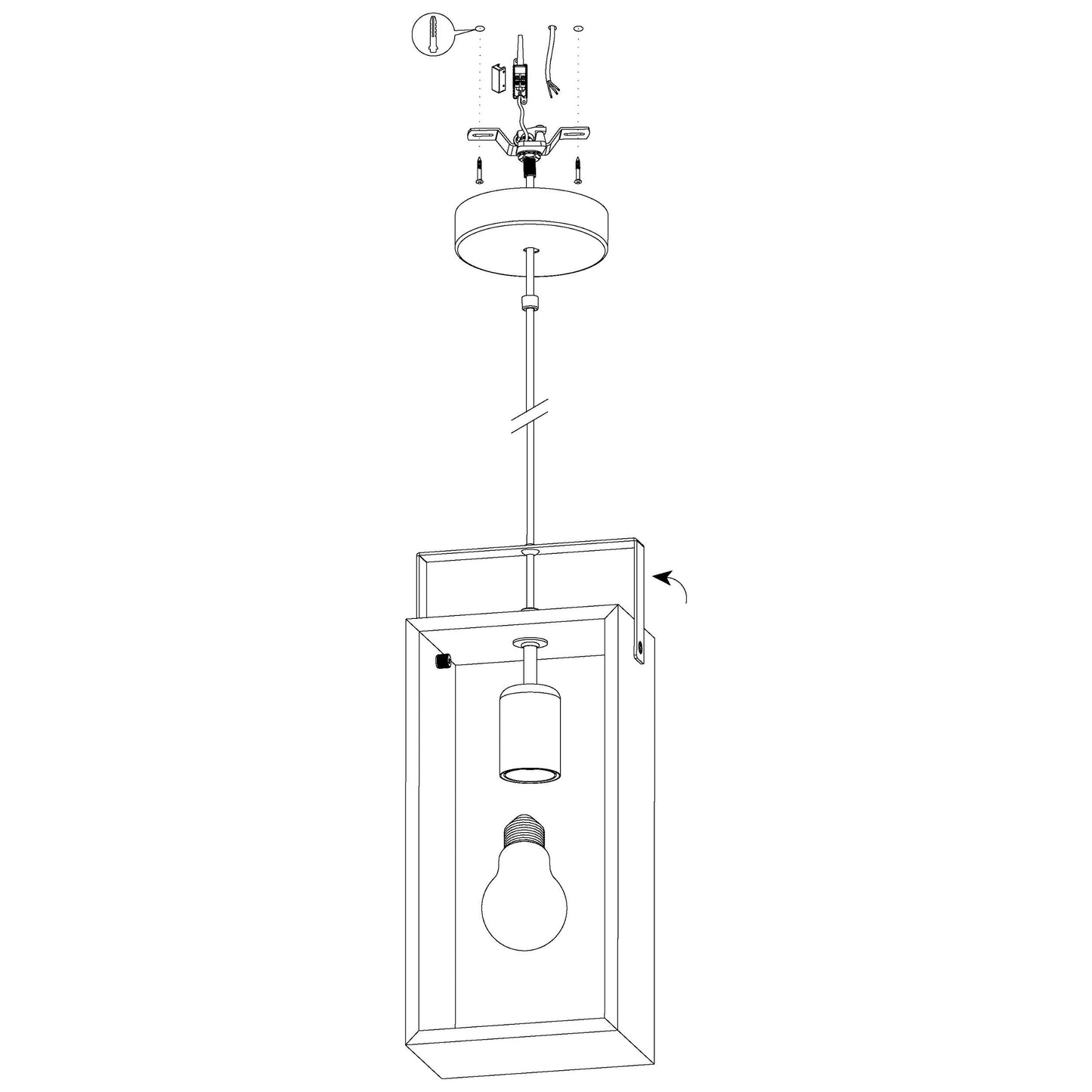 EG/43413 | EGLO FAMBOROUGH PENDANT LIGHT