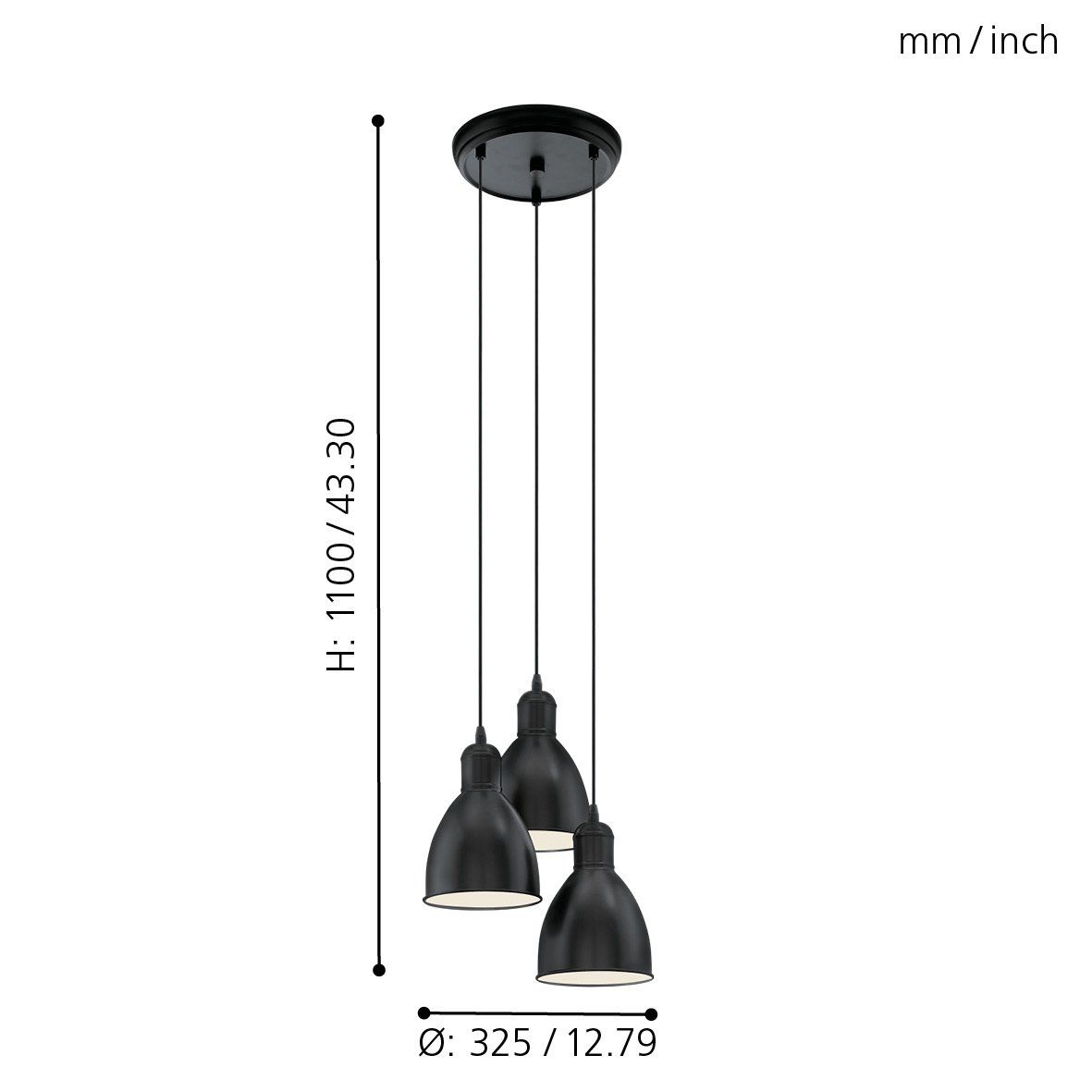 EG/49465 | EGLO PRIDDY PENDANT LIGHT