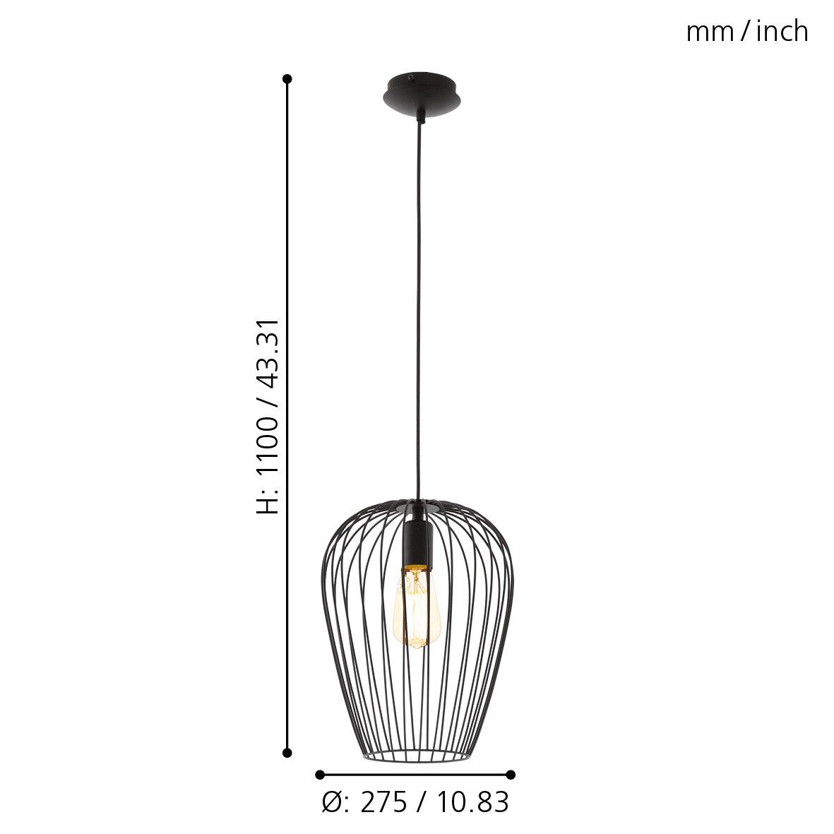 EG/49472 | EGLO NEWTON PENDANT LIGHT