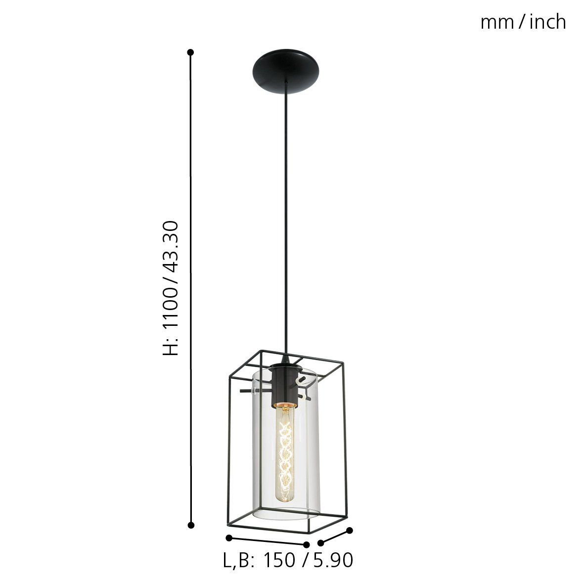 EG/49495 | EGLO LONCINO PENDANT LIGHT