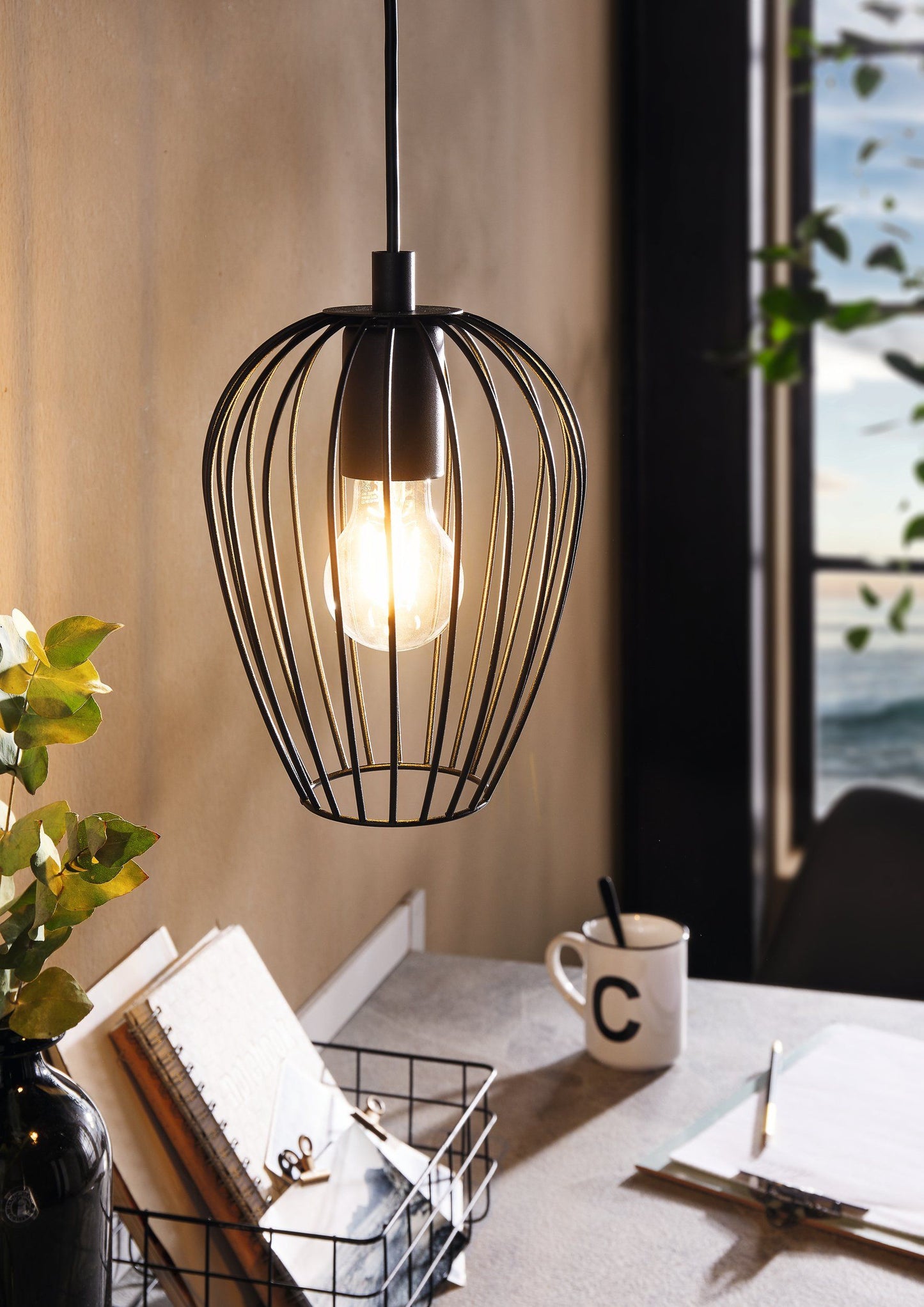 EG/49477 | EGLO NEWTON PENDANT LIGHT SMALL 1*E27