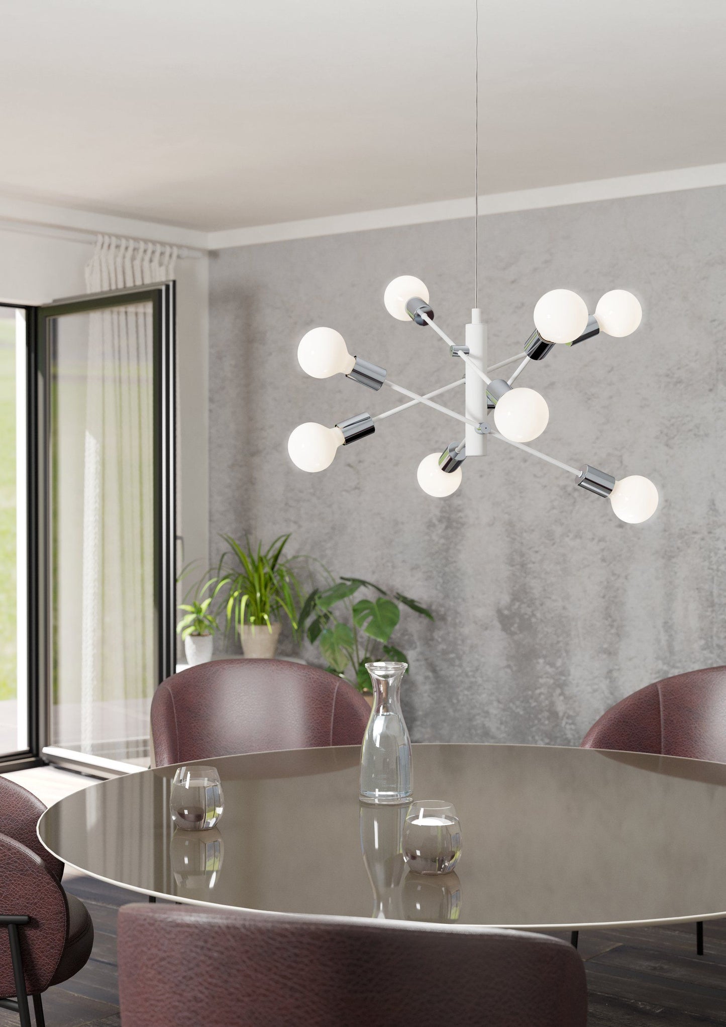 EG/98017 | EGLO GRADOLI PENDANT LIGHT 8*E27