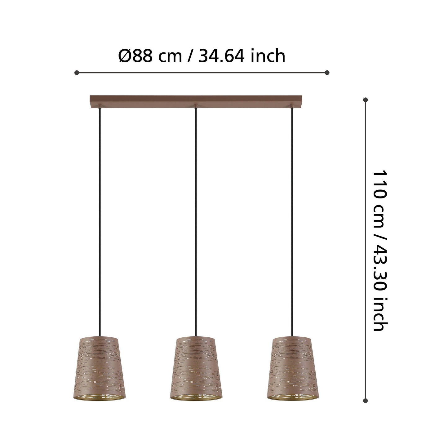 EG/99438 | EGLO SEGEZIA PENDANT LIGHT