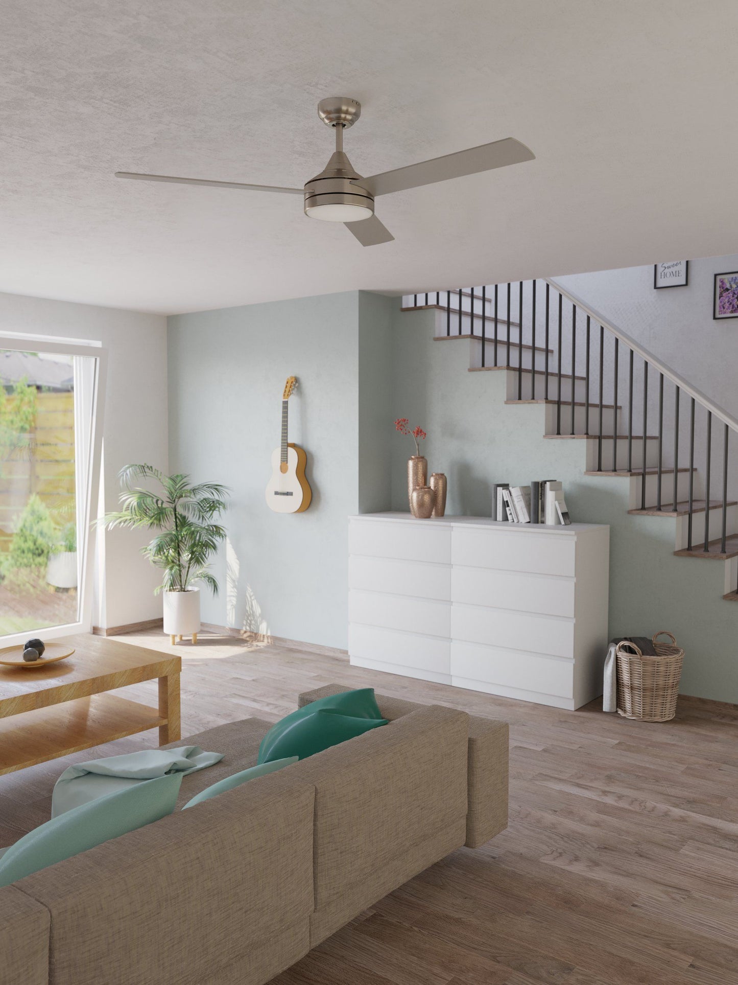 EG/35081 | EGLO SESIMBRA LED CEILING FAN WITH REMOTE