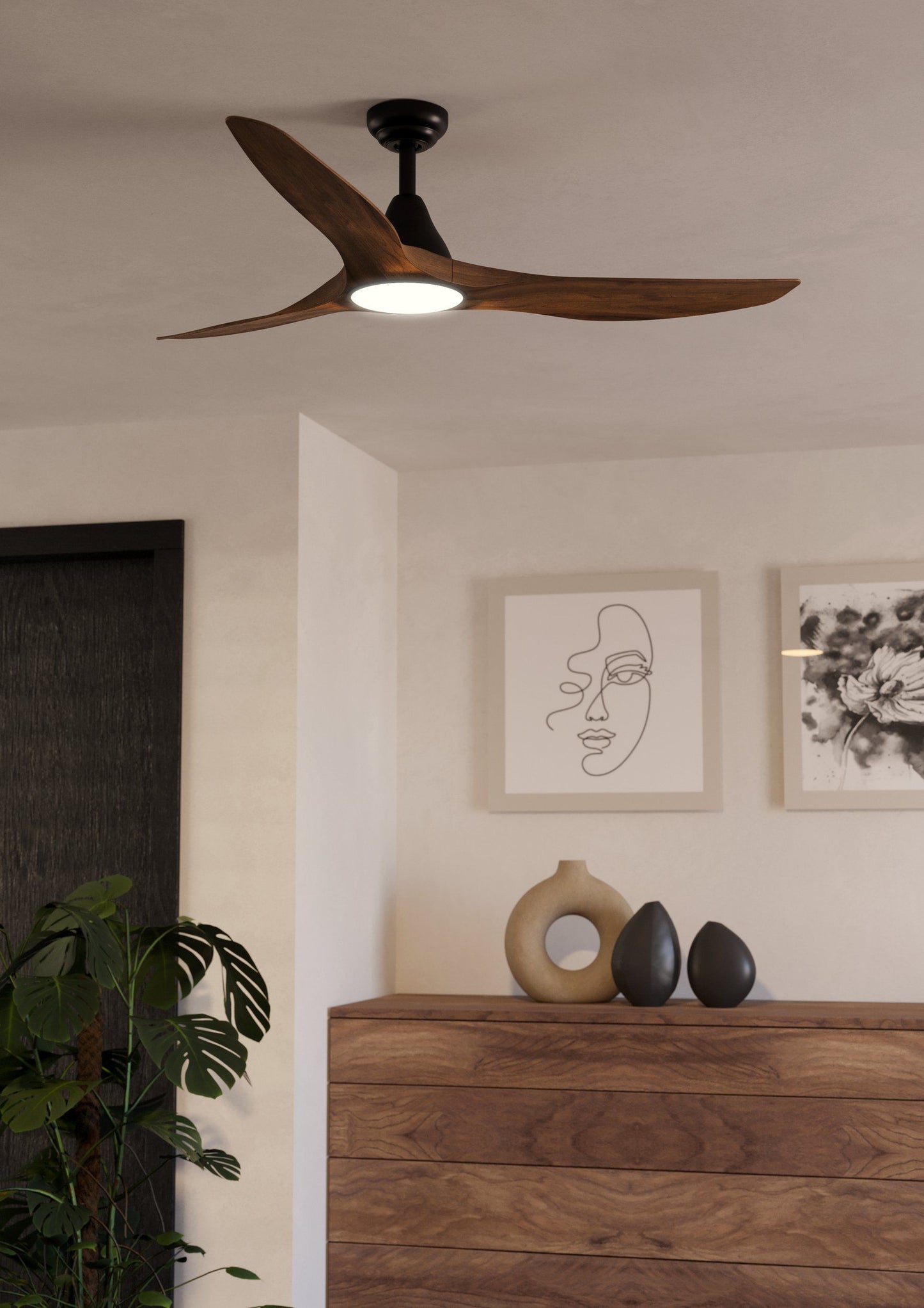 EG/35113 | EGLO PORTSEA LED CEILING FAN WITH REMOTE