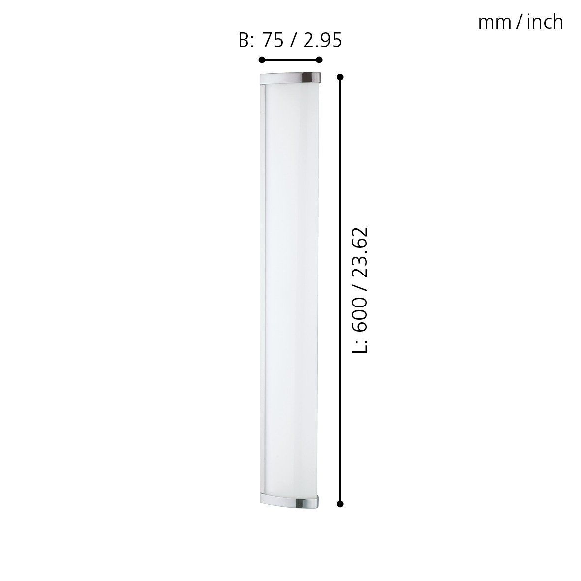 EG/94713 | EGLO GITA WALL/CEILING LIGHT 1*16W IP44 - 4K