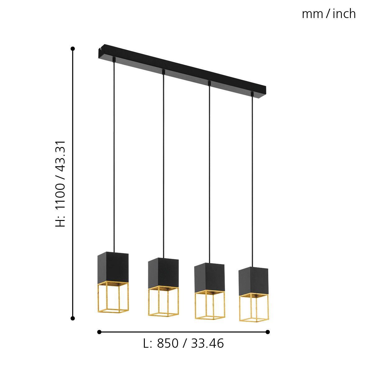 EG/97734 | EGLO MONTEBALDO PENDANT LIGHT