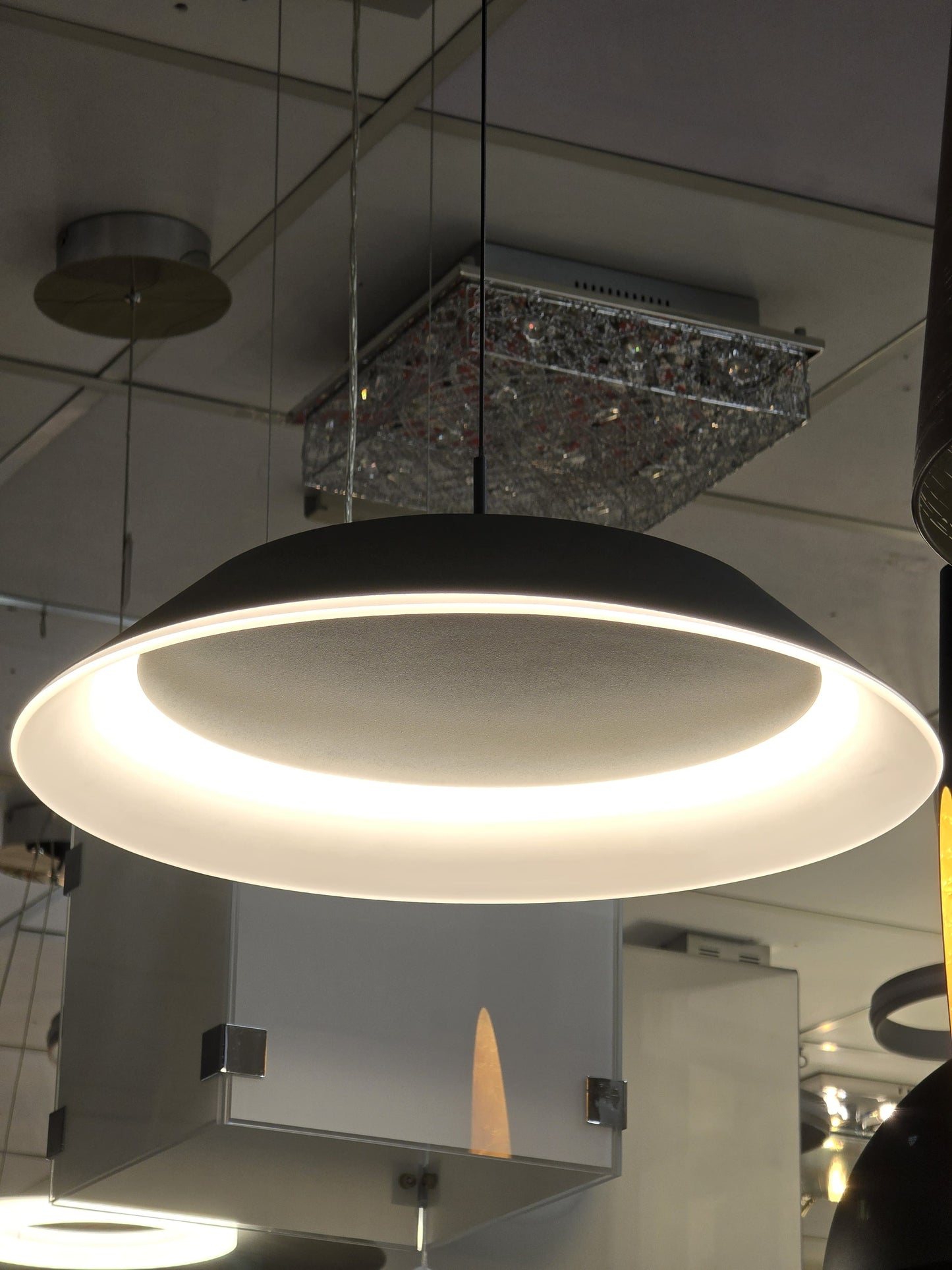 DO/114155 | DECOLAMP MODERN DECORATIVE PENDANT LIGHT LED 50W - BLACK