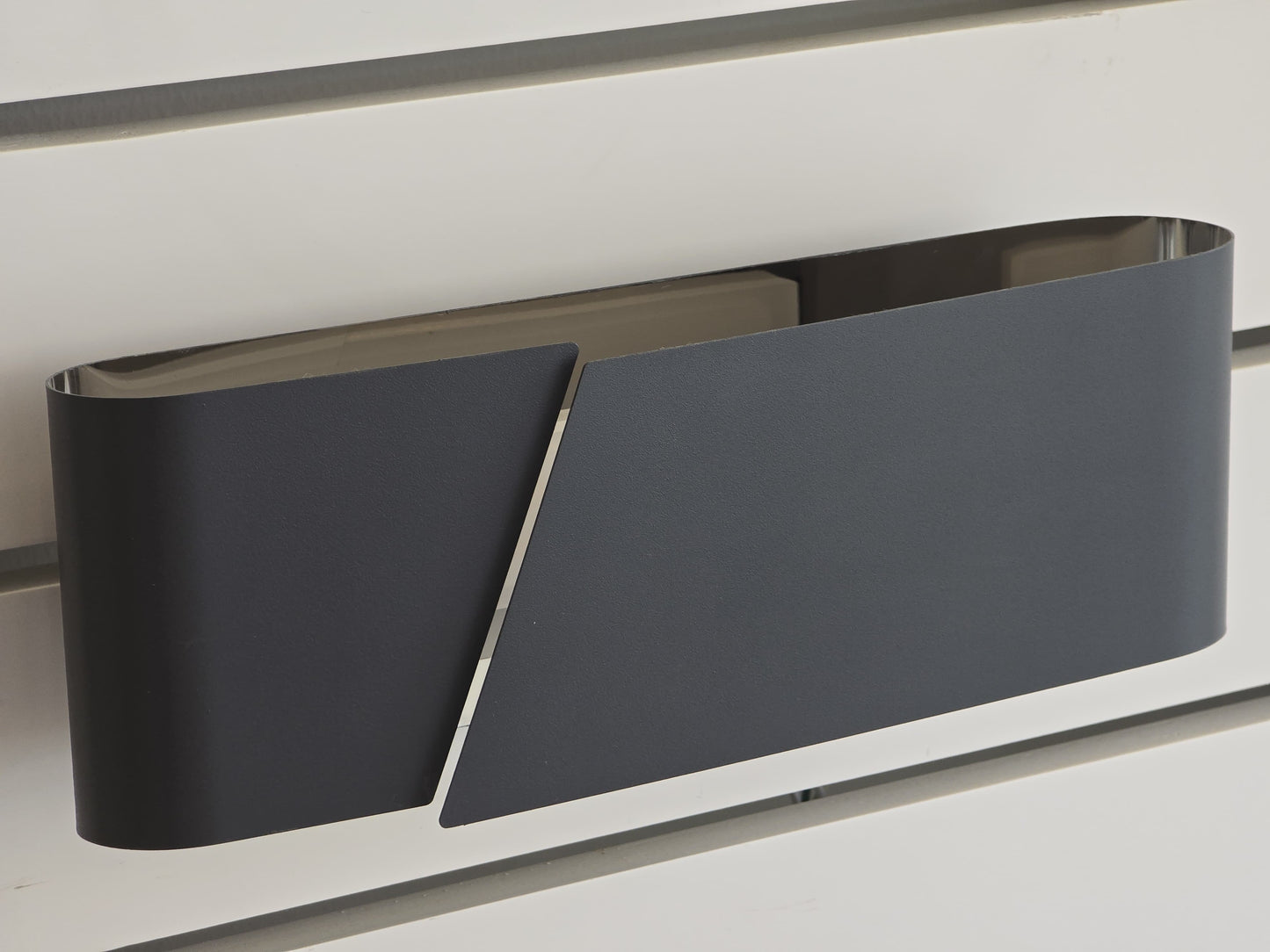 DO/113649 | DECOLAMP DECORATIVE WALL LIGHT LED 12W - DARK GREY+CHROME