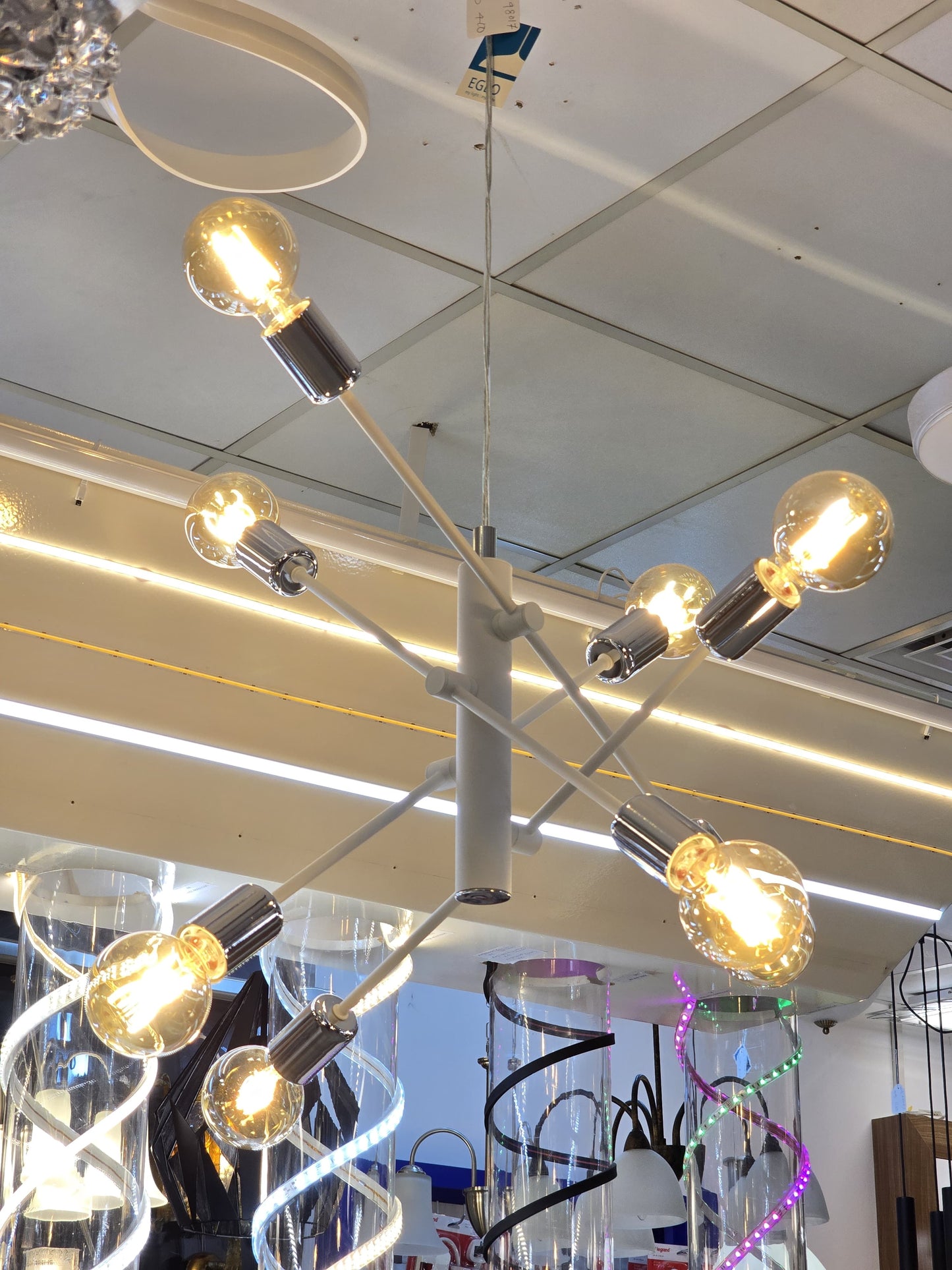 EG/98017 | EGLO GRADOLI PENDANT LIGHT 8*E27