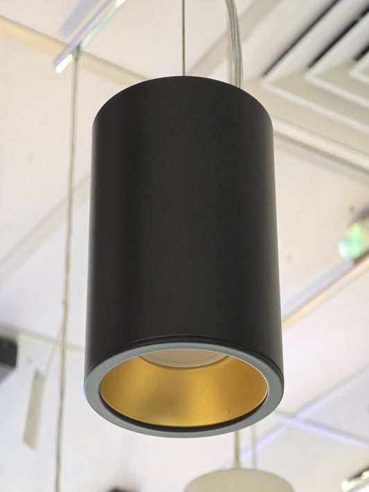 LX/111219 | LUMAX PENDANT LIGHT GU10 - MATT BLACK + GOLD