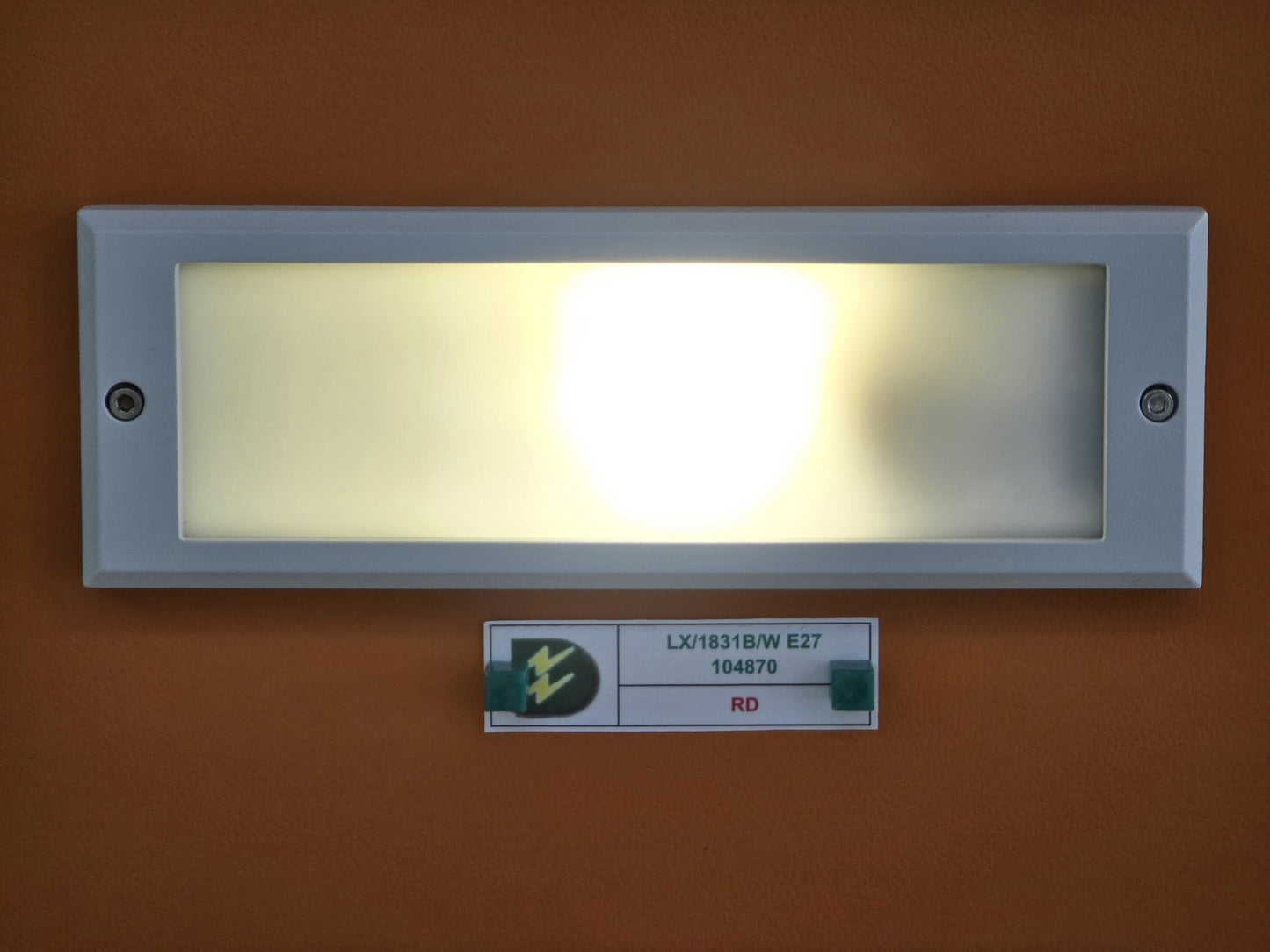 LX/104870 | LUMAX STEP LIGHT E27 MATT WHITE - W/O GRILL