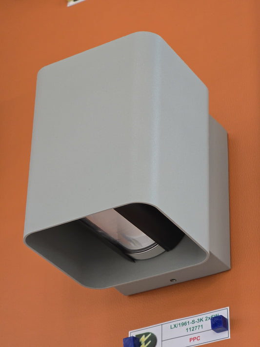 LX/112771 | LUMAX UP & DOWN LIGHT LED 2*6W | 3K/4K SILVER