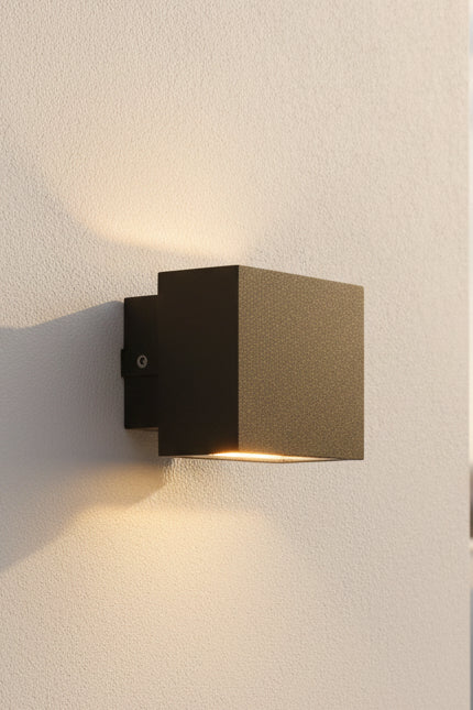 LX/114055 | LUMAX UP & DOWN LIGHT IP65 LED 2*3W - 3K MATT BLACK