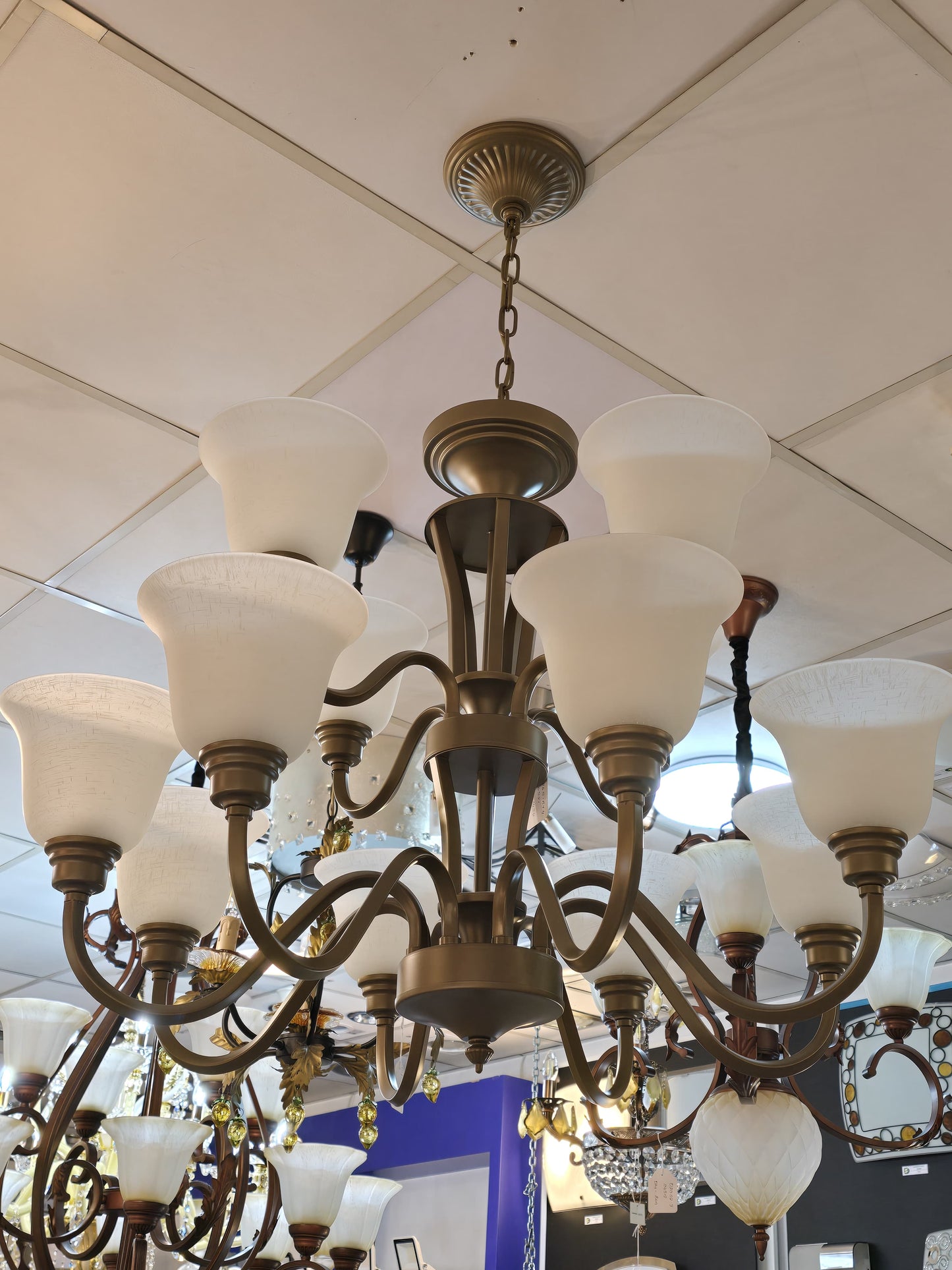 LX/114309 | LUMAX DECORATIVE CHANDELIER 12*E27