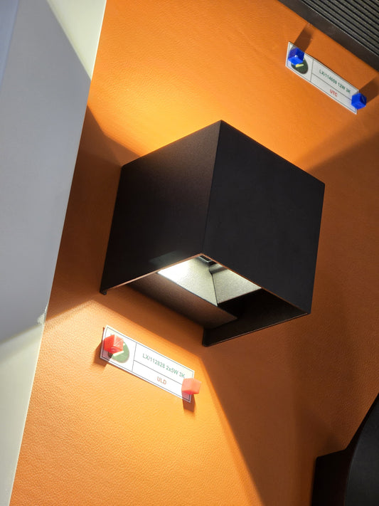 LX/112828 | LUMAX UP & DOWN LIGHT IP65 LED 2*5W - 3K MATT BLACK