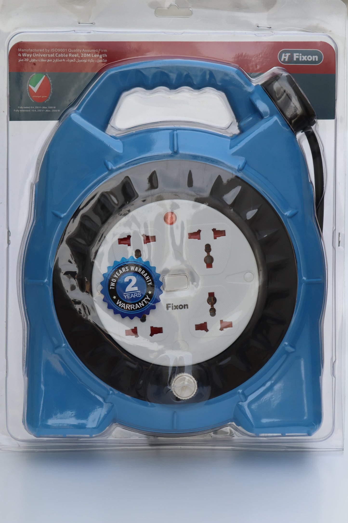 F/2504-20M | FIXON CABLE REEL 4WAY 20M