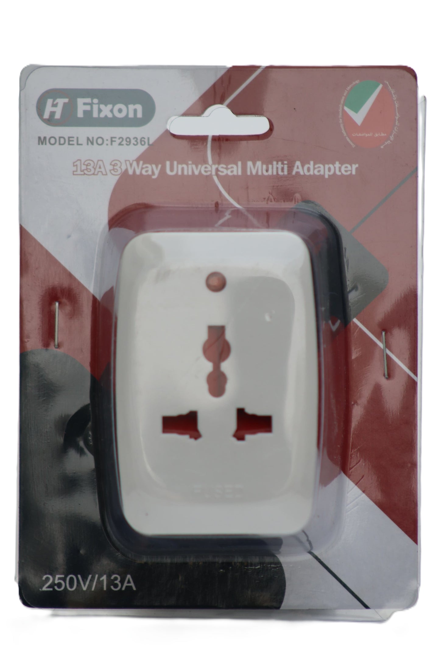 F/2936L | FIXON 13AMP 3WAY MULTY UNIVERSAL ADAPTOR