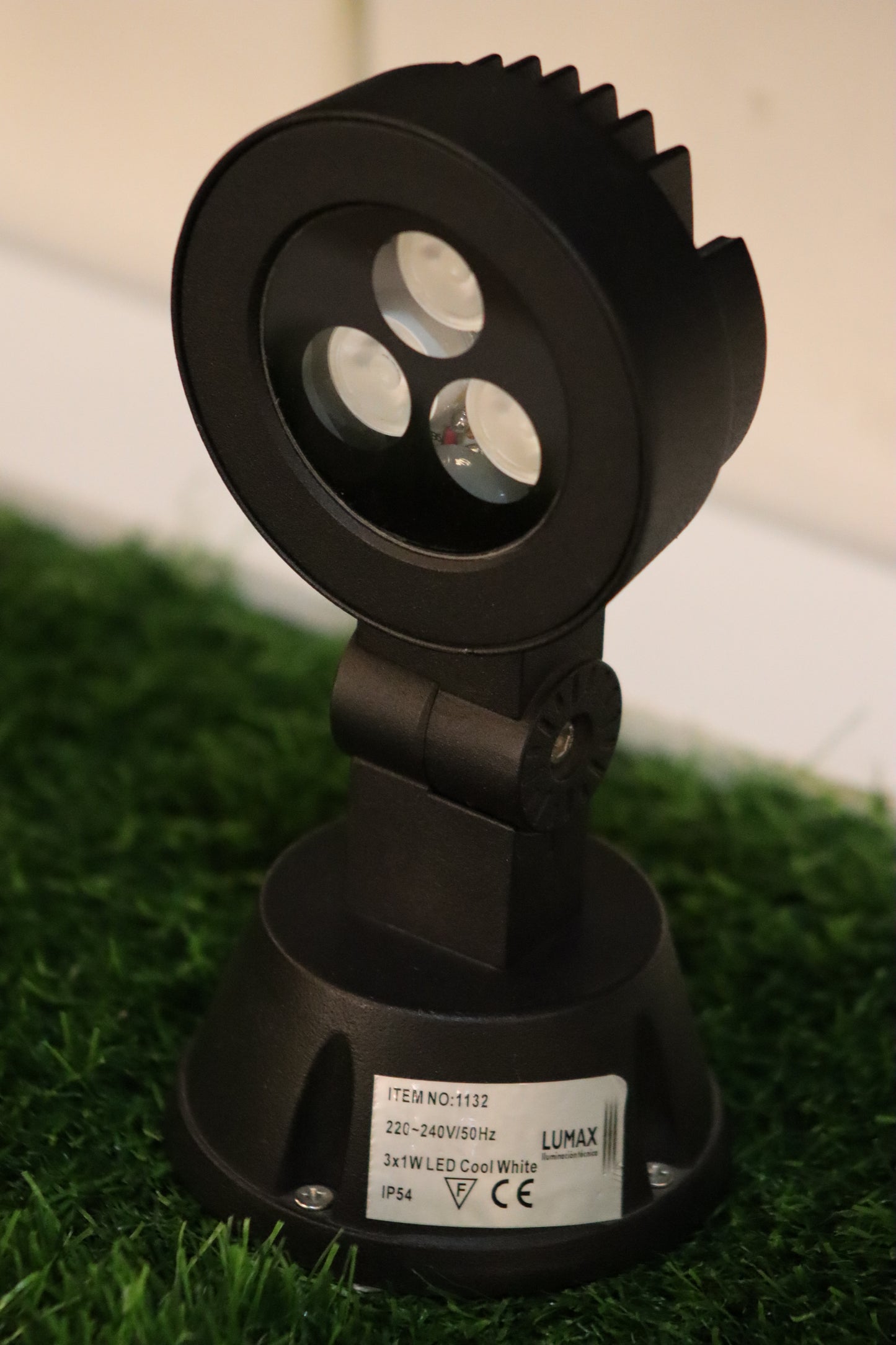 LX/108161 | LUMAX SPIKE LIGHT 3*1W LED 6K - MATT BLACK