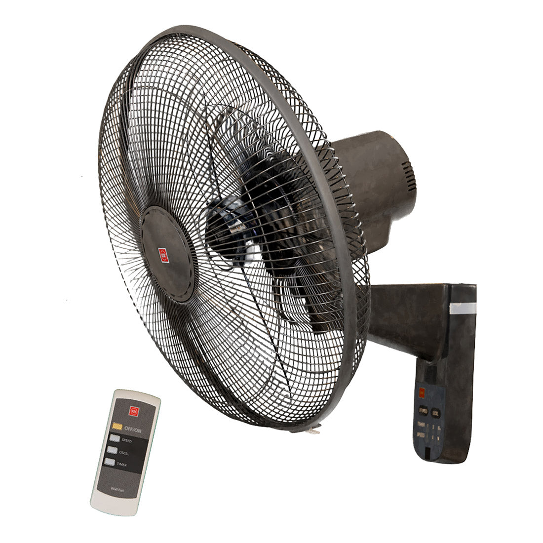 K/M40M/BK | KDK 16" REMOTE WALL FAN - BLACK