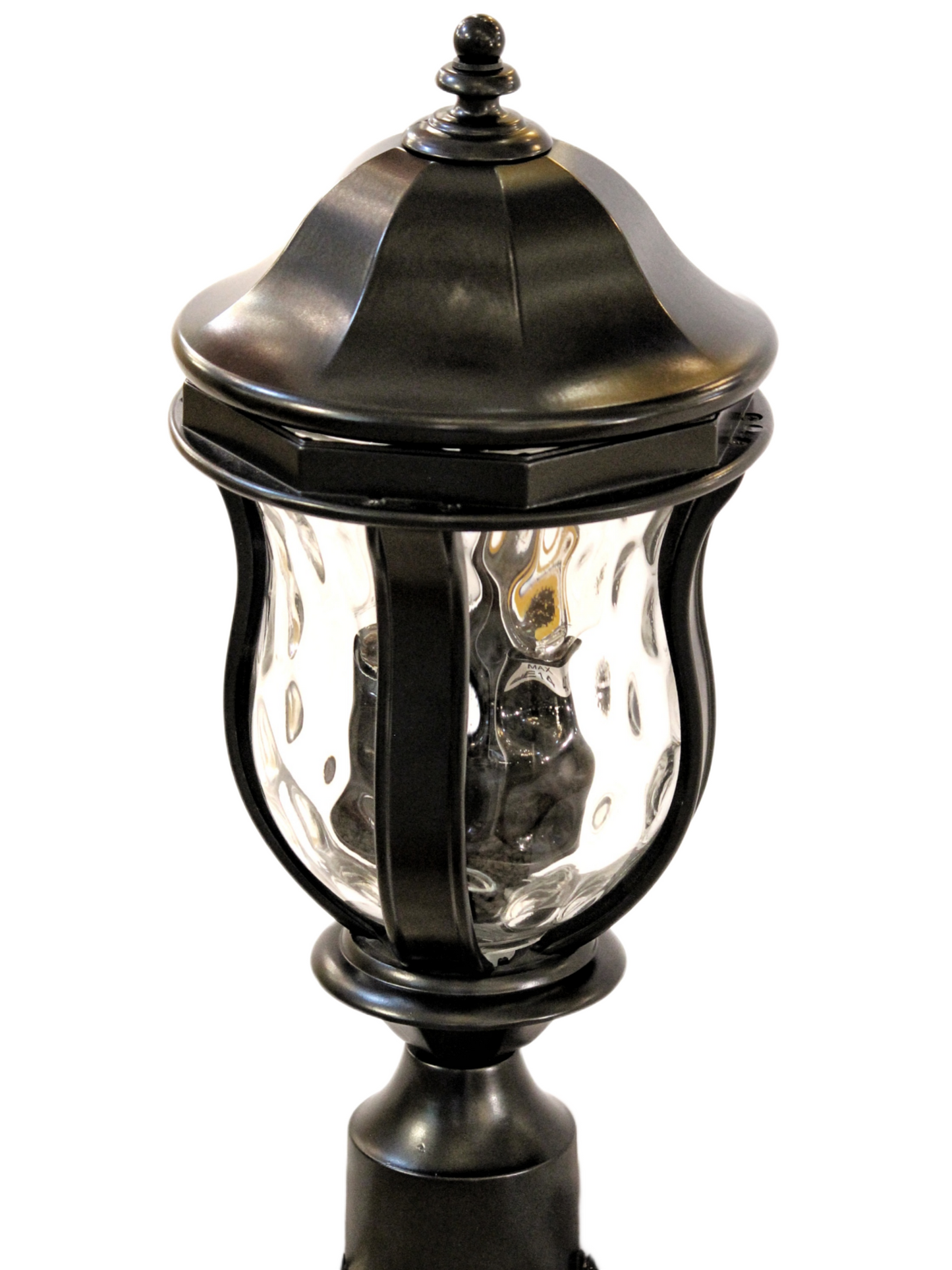 LX/111493 | LUMAX WALL TOP LIGHT - MATT BLACK