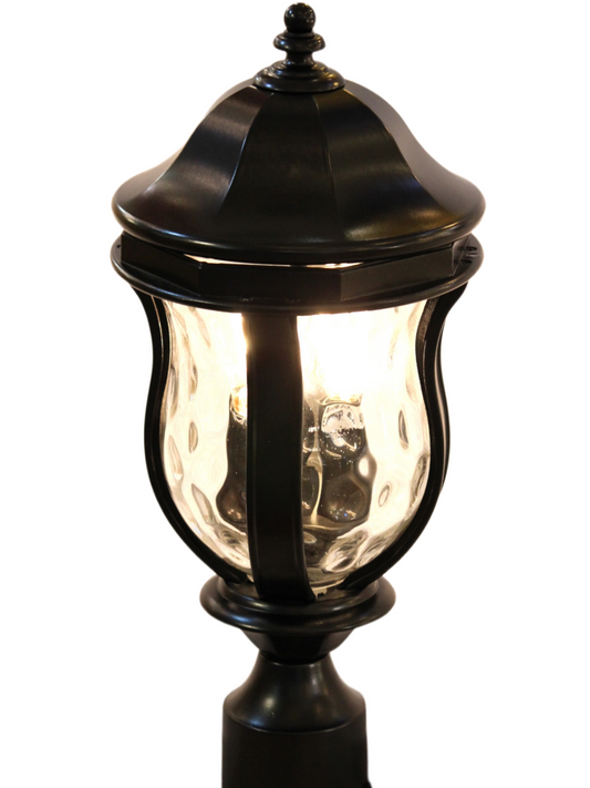 LX/111493 | LUMAX WALL TOP LIGHT - MATT BLACK