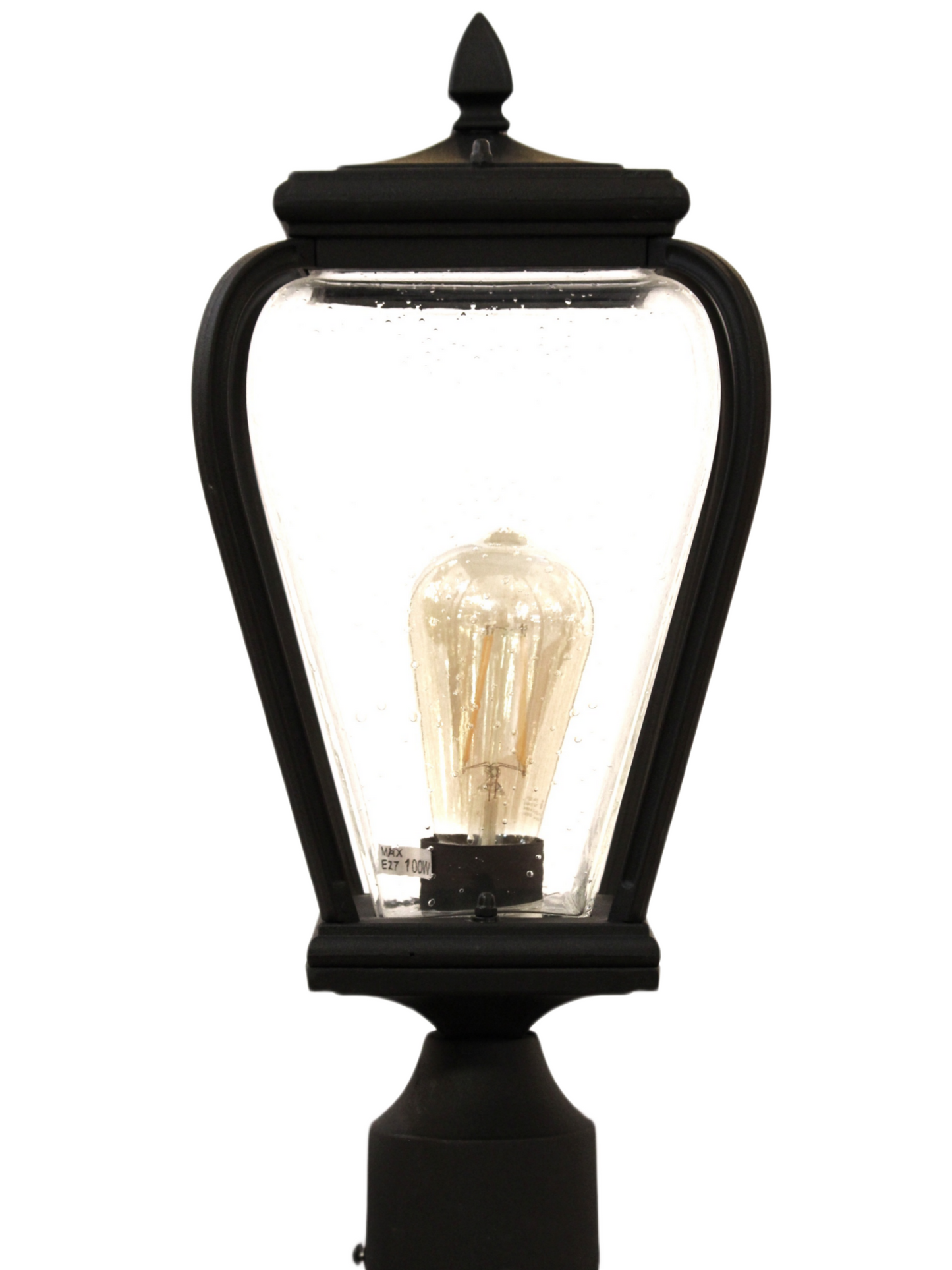 LX/113187 | LUMAX WALL TOP LIGHT - MATT BLACK