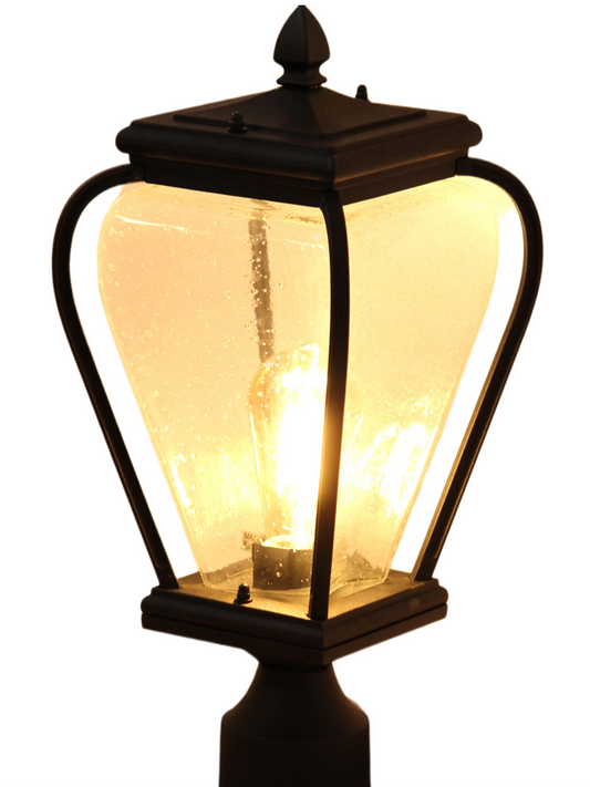 LX/113187 | LUMAX WALL TOP LIGHT - MATT BLACK