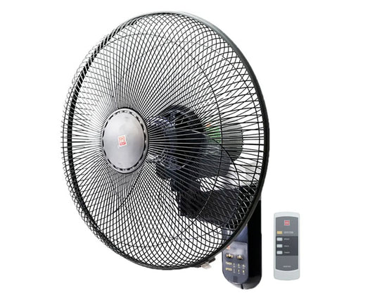 K/M40M/BK | KDK 16" REMOTE WALL FAN - BLACK