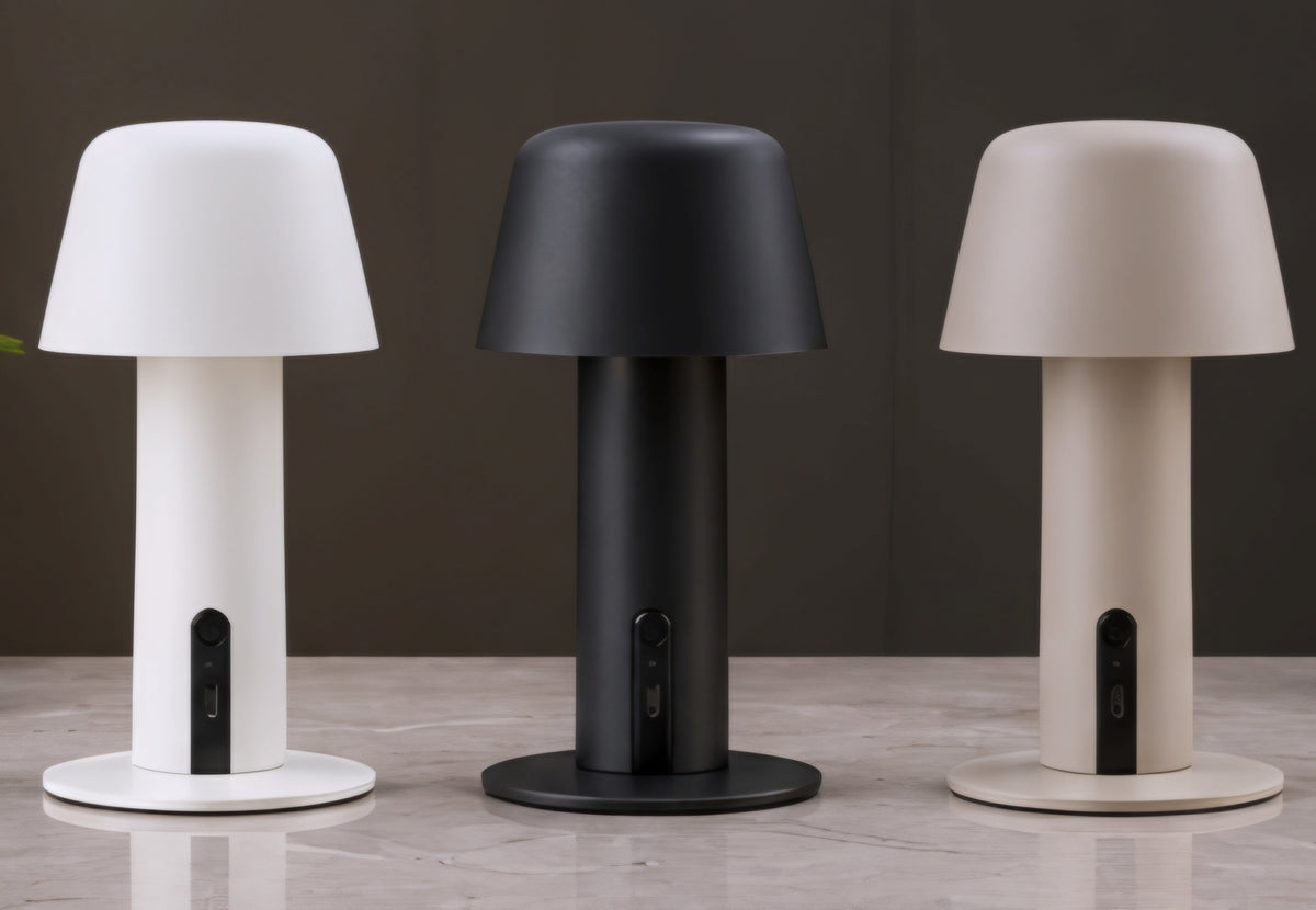 LX/3272 - LUMAX TABLE LAMP LED 3CCT TYPE-C CHARGEABLE